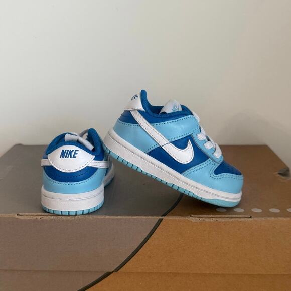 Nike Dunk Low Retro ‘Argon’ Toddler Sneakers - SZ 4 C - Picture 8 of 10